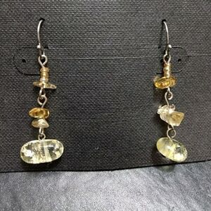 Cookie Lee light orange and yellow earrings